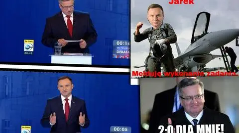 #CzasDecyzji. Memy po debacie Komorowski - Duda w TVN24