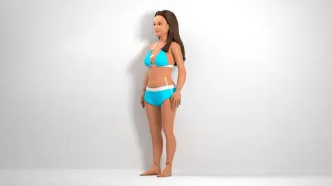 Tak wyglądałaby Barbie, gdyby miała wymiary typowej nastolatki