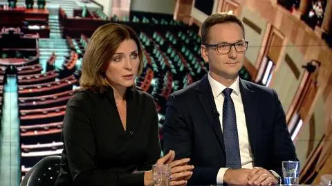 "Fakty po Faktach". Gośćmi byli Joanna Mucha i Waldemar Buda