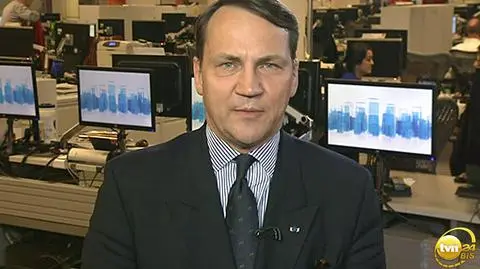 Radosław Sikorski w TVN24 Biznes i Świat