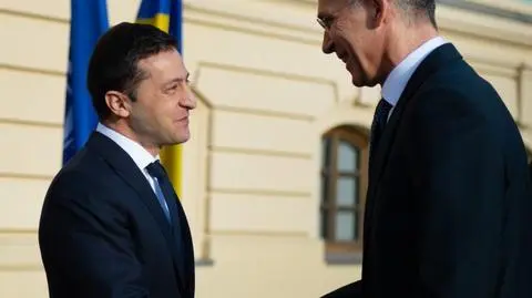 Sekretarz generalny NATO składa wizytę na Ukrainie