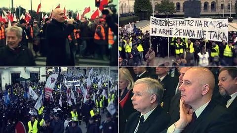 Za policję, podobnie jak za SOP odpowiada szef MSWiA Joachim Brudziński. Fragment programu "Czarno na białym"