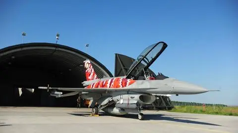 Polskie F-16 poleciały na "Spotkanie Tygrysów" i zgubiły okazjonalne malowanie