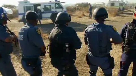 Policja otworzyła ogień do górników. Zginęło 18 osób