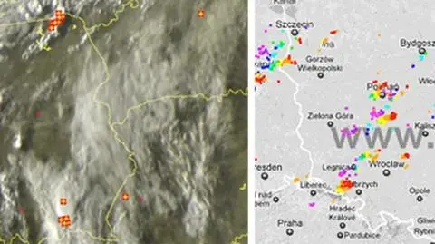 Burze głównie na zachodzie