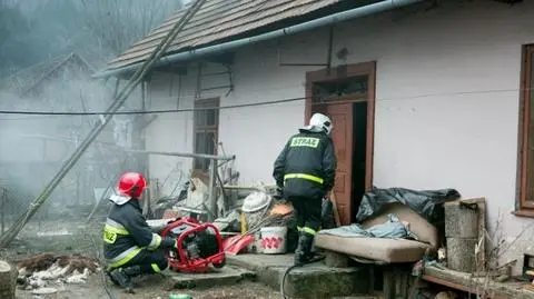 Mężczyzna zginął w płomieniach. Pożar domu w Piekiełku