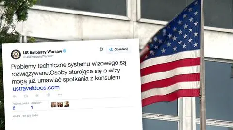Można już umawiać się na spotkania wizowe w ambasadzie USA