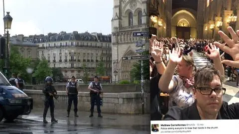 Do zdarzenia doszło w pobliżu katedry Notre-Dame