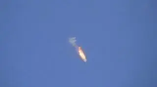 Nagranie mające przedstawiać zestrzelenie