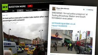 Do ewakuacji stacji metra Tooting Broadway doszło ok. godz. 13.30 czasu lokalnego