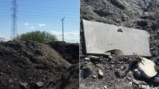 Hałdy ziemi nawożono nawet dwa tygodnie 
