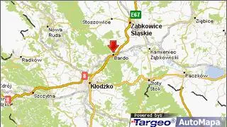 Zderzenie tirów pod Bardem