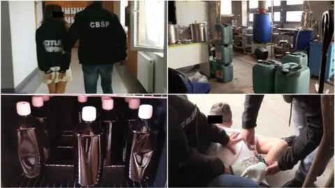 CBŚP zamknęło nielegalne laboratorium oleju konopnego