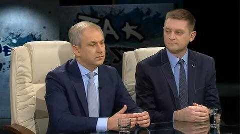 Grzegorz Napieralski i Andrzej Rozenek w "Tak jest"