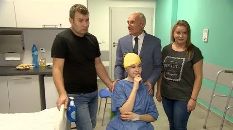 Patryka odwiedził w szpitalu Czesław Lang