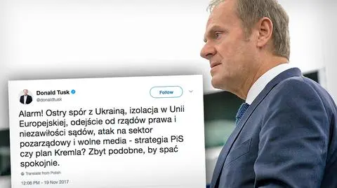 EU's Tusk says alarmed that Poland's policy resembles 'Kremlin's plan'