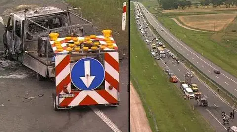 Megakorek na A1. Wypadek pod Gdańskiem