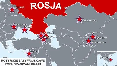 Ile baz za granicą ma Rosja? Putin: prawie wcale. Fałszywa skromność