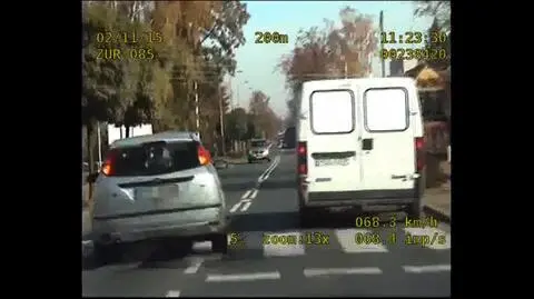 Pościg ulicami Ostrowa za sprawcą kolizji