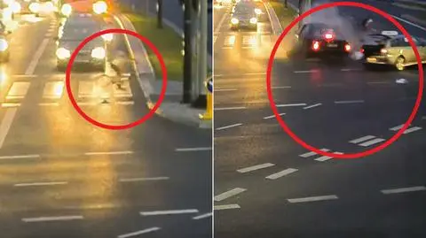 Olsztyn: Mógł zabić rowerzystę, uratowało go zderzenie z taksówką