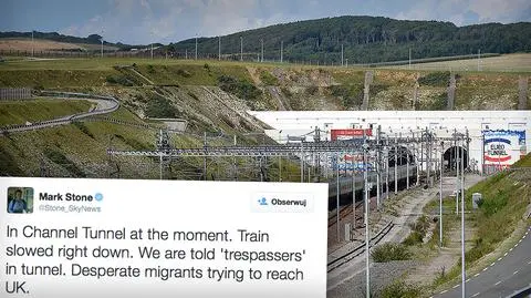 Imigranci w Calais. Opóźnienia w Eurotunelu
