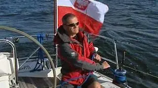 Kpt. Tomasz Cichocki samotnie opłynął świat