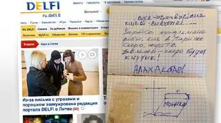 Portal delfi otrzymał list z pogróżkami 
