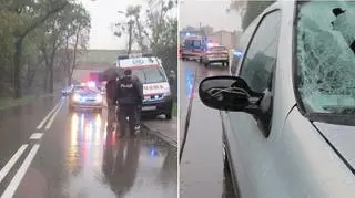 15-latek został śmiertelnie potrącony na chodniku