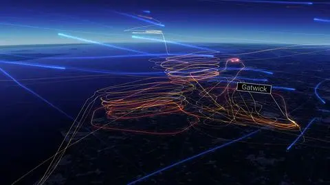 Incydent z dronem nad Gatwick. Animacja sytuacji w powietrzu