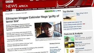 Eskinder Nega został skazany na 18 lat 