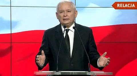 Konferencja prasowa Jarosława Kaczyńskiego
