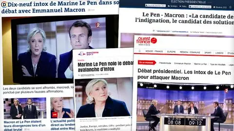 Debata Macron-Le Pen. Prasa: nieskładna forma i nic nowego