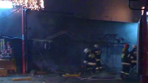 Nowy Sącz: wybuch stoisk z petardami