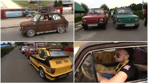 Zardzewiały maluch gwiazdą zlotu