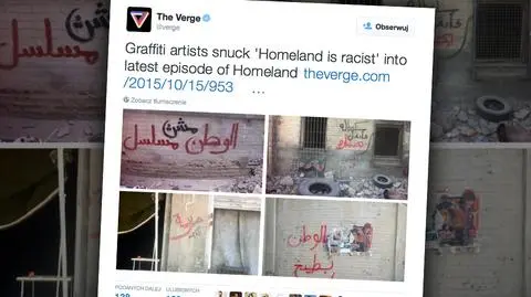 Uliczni graficiarze ośmieszyli serial "Homeland"