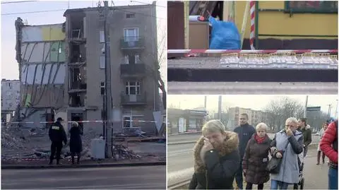 Po porannej mszy, mieszkańcy zapalili znicze przed kamienicą, w której mieszkali