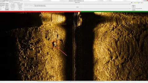 Ludzkie ciało na sonogramie dna Warty? "Nogi, tułów, fragment braku"