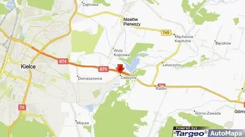 Śmiertelny wypadek w Cedzynie. Zderzyło się sześć samochodów