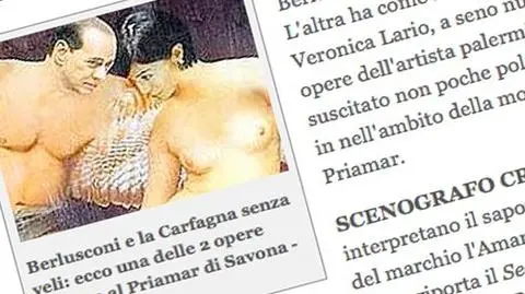 Naguśki Berlusconi na obrazie