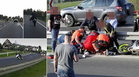 Życia motocyklisty nie udało się uratować