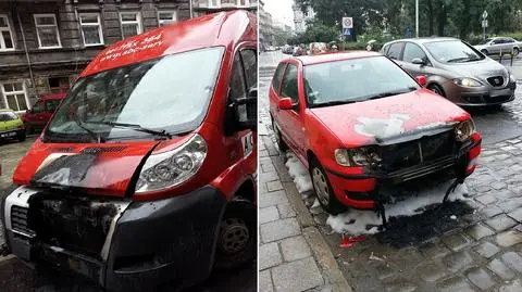 Pijany grasował z zapalniczką. Zdążył podpalić cztery auta