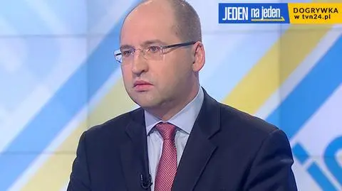 Adam Bielan był gościem "Jeden na jeden"