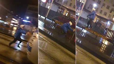 Wrocław: wandal zniszczył przystanek. Nagrał go internauta