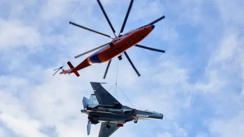 Mi-26 może podnieść ładunek o masie 20 ton