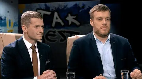 Ireneusz Raś i Adrian Zandberg w Tak Jest