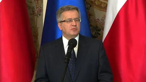 Komorowski po Genewie: Mamy nową melodię. Ukraina zyskuje czas 