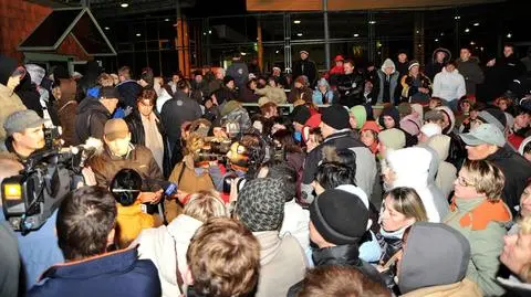 Policja usunęła siłą blokujących granicę