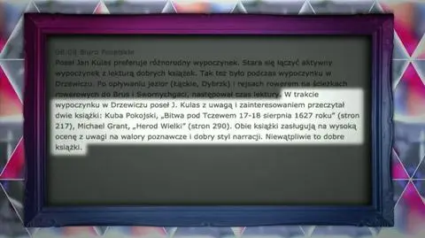Lektury posła Jana Kulasa