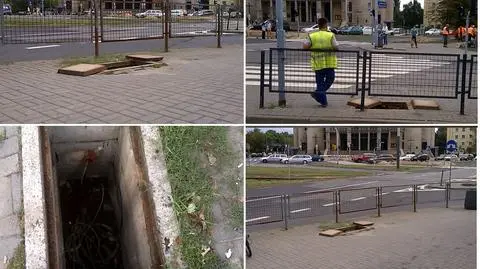 Nie zadzieraj głowy, bo się połamiesz. Pułapki na pieszych w Łodzi