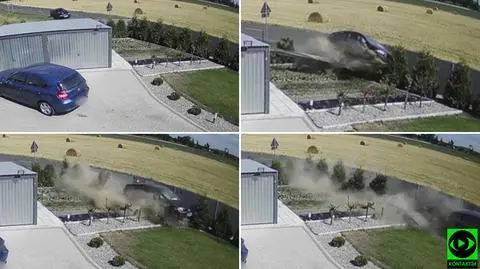 Sulęcinek: Autem staranowała płot i wpadła na podwórko